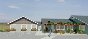 Hospice Expansion Project - Front Rendering